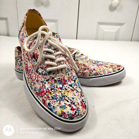 Mossimo Supply Co. Shoes - Women's Mossimo Shoes Size 9 Low Top Lace Up Sneakers Speckled Multi Colors